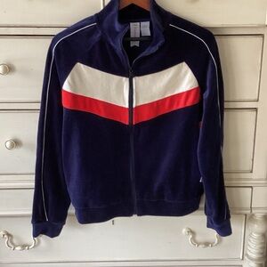 Stylish Navy and Red Bomber Jacket